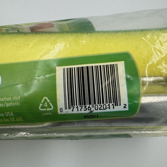 Libman Nitty Gritty Roller Mop Refill Lot of 2 Green Yellow Tear Resistant - Picture 2 of 2